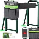 seasky Foldable Garden Kneeler and Seat, Anti-Tipping Gardening Bench Widened Thick Soft Kneeling Pad, Heavy Duty Gardening Stool with Tool Bag,Gardening Gift for Women