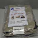 Covers & All Storage Bags, 90 litres Large size Space Saver bags Heavy Duty Storage Organizer Multipurpose, 12 Oz Waterproof UV-Resistant & Tear-Proof (23"L x 17"W x 14"H Inches, Beige, Pack of 3)