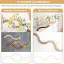 Test Tube Vases for FlowersSmall Plant Propagation StationS Shape Plant Terrarium with Wooden Stand (Solid Beech)