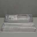 4PCS Acrylic Floating Shelves for Wall, 15" Clear Acrylic Shelves, Bathroom Shelf with Two Types of Installation, Space Saving Hanging Wall Shelf for Bathroom, Living Room, Bedroom, Kitchen