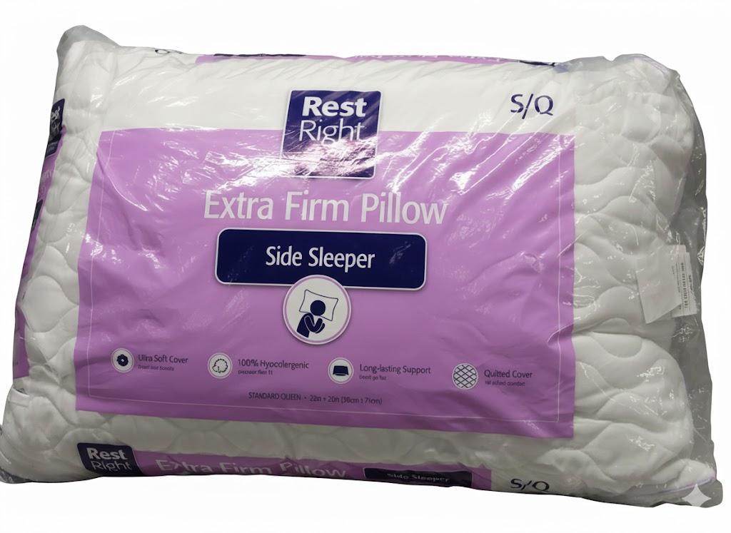 Rest Right Extra Firm Pillow White 20x28 in