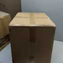 SAILUN 144QT Stackable Storage Bins with Lid, Storage Cabinet 4 Pack White, 1 lid 4 Pack17.7" W x 11.8" D x 39.4" H