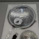 Hasipu 10-inch Lighted Makeup Mirror with Magnification, Rechargeable 3000 mAh Vanity Mirror with Lights, Desk Mirror with Dimmable Brightness, 3 Lighting Modes, Height Adjustment, Black (5"L x 18"W)