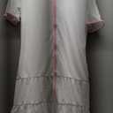 BesserBay Girls Summer Beach Quick Dry Cover Up Ruffle Hem Terry Smocked Hooded 4-14 Years with Pockets 160/XXL, Solid White