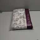 jinchan Linen Blend Curtain Floral Curtains for Living Room 102 Inch Length Black Printed Curtain Rod Pocket Back Tab Farmhouse Peony Flower Patterned Drapes Bedroom Window Curtains Set 2 Panels