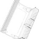 Window Bird Feeder for Outdoors with Suction Cups, Clear Waterproof Design for Up-Close Bird Watching and Garden Decoration (24.9x10.2x16.8 cm)