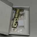 Adjustable Deadbolt Latch with 2-3/8'' or 2-3/4'' Backset Replacement Latch and Strike with Dust Box for Single Cylinder Deadbolt