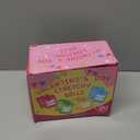 28 Pack Fidget Squishy Toys - Square Cat Shaped Stress Balls & Cards Set, Glitter Squishy Fidget Toys for Classroom Exchange, Party Favors, Anxiety Relief