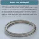 5/8 x 148'' V-Belt Replace for Exmark 99-4627,99-4627-SL, 54 Deck Belt for Husqvarna 196103 532196103 587686701, Ariens 21546382 AYP 196103 Craftsman 33155 Kevlar Lawn Mower Belt (196103)