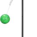 GADFISH Portable Tetherball Set with Ball and Rope, Adjustable Height Rack with Water Bag Base, Suitable for Adults & Kids Play in Indoor & Outdoor, Playground, Backyard (Dark)