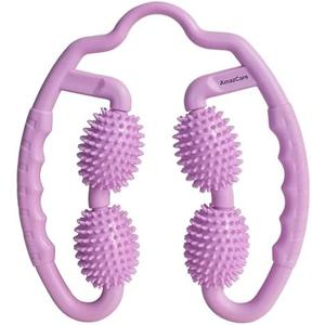 Cellulite Massage Tool Leg Roller. Lymphatic Drainage Massager Muscle Roller with Spiky Balls for Thigh Calf Arm Back Buttock. Fascia Blaster for Circulation Deep Tissue Pain Relief Recovery (Purple)