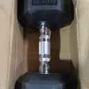 Amazon Basics Rubber Hex Dumbbell Hand Weight 35 Pounds