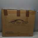 Car Seat Cover Full Set, Leather Car Seat Cover, Waterproof Seat Covers, Car Seat Cushion, Nappa Leather Seat Covers Car Seat Protector Universal Fit Most Cars Black