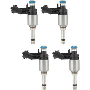 SCITOO Fuel Injectors Automotive Engine 6 Holes 4Pcs Replacement For Hyundai For Accent 2012-2017, For Hyundai For Tucson 2016-2018, For Kia For Rio 2012-2017, For Kia For Soul 2012-2017