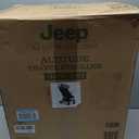 Jeep Altitude Compact Travel Stroller by Delta Children Greenguard Gold, Easy One Hand Fold, Lightweight, Extendable Canopy with Peek-a-Boo Window, Reclining Seat, 4 Wheel Suspension, Olive Green
