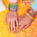 Rainbow Brite Jewelry Designer, Makes Over 20 Rainbow Friendship Bracelets, Includes Enamel Charms, Beads for Jewelry Making, Bead Storage Case & More, Great Bracelet Making Kit & Gifts for Girls, 1.75 x 9 x 12 inches