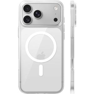 TORRAS Magnetic Slim Fit for iPhone 17 Pro Case 6.3 inch, Ultra-Thin, Compatible with MagSafe, Lightweight Matte Anti-Scratch Hard PC Cover Phone Case for iPhone 17 Pro Origin Fit, Clear