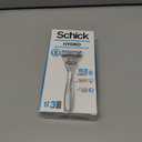 Schick Hydro Advanced Hydration Razors for Men, 1 Razor Handle with 3 Razor Blades Refills