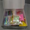 Slime Making Kit Supplies, 163 Pack Slime Mix Ins Accessories Slime Add Ins Foam Glitter Slimes Charm Bulk Fishbowl Beads Containers for Slimes Making Coloring and Party Decorations
