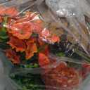 Artificial Fake Hanging Flowers Plants Baskets for Outdoor Spring Summer Decoration, Faux Silk Morning Glory in Planter UV Resistant Realistic for Home Outside Porch Patio Balcony Garden Yard, 2 Pack