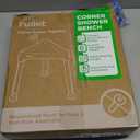 Space-Saving Triangular Shower Chair for Inside Shower, FSA/HSA Eligible 400 lbs Adjustable Shower Stool for Elderly and Disabled, Non-Slip Bathtub Chair with Stable-Bracing, Tool-Free Assembly, White