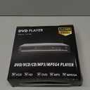 DVD Players for TV with HDMI,Plays All Regions and Formats,CD Player for Home,Support 1080P Video/CD/DVD/VCD/JPEG/USB, Remote, HDMI and RCA Cables Included