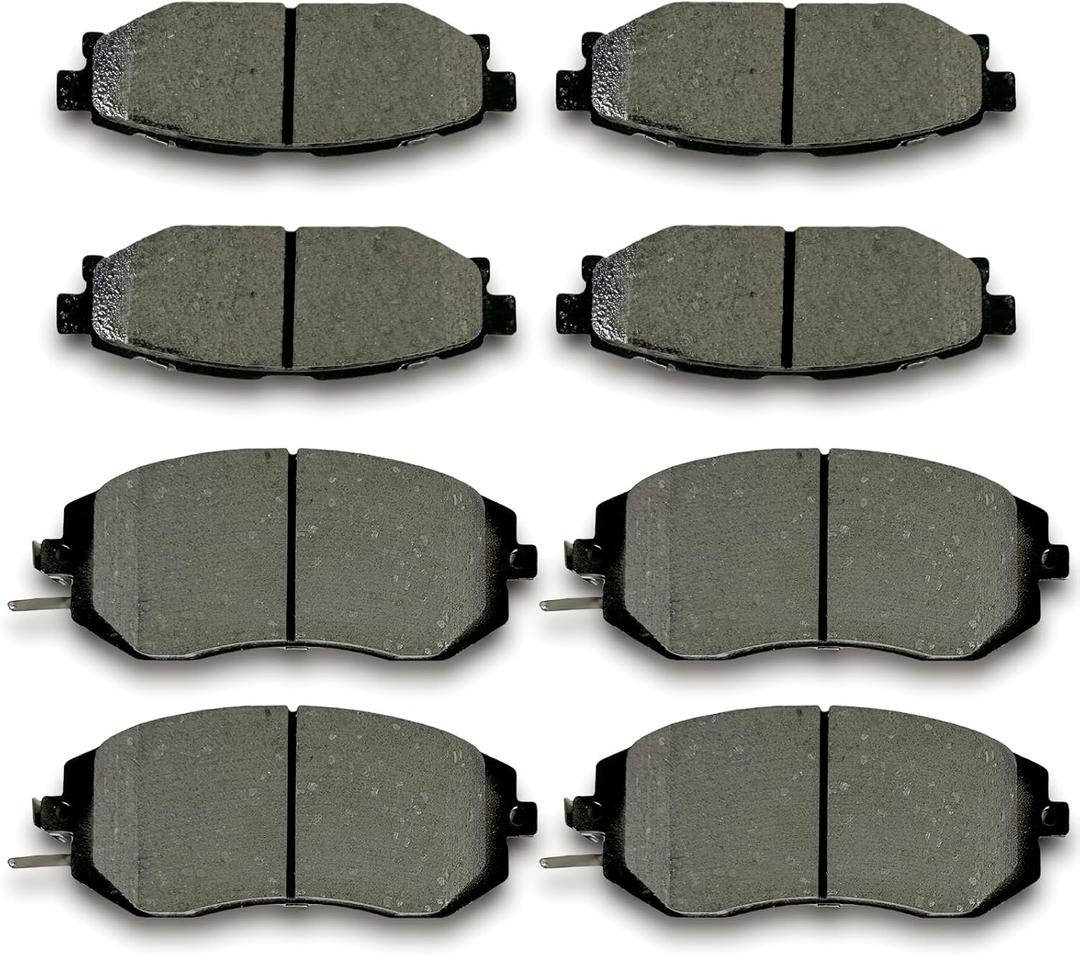 D1539 D1114 Front & Rear Ceramic Brake Pads - Fit Subaru BRZ, Forester, Impreza, Legacy, Outback, XV Crosstrek
