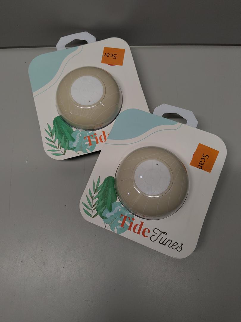 Seashell Bluetooth Speaker White 2 Pack