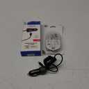 2 Pack Set GE Headphone Adapter Kit, 3.5mm, Stereo Adapter, Extension Cable, and Audio Splitter, White, for Headphones, Stereo, MP3, Tablets, Smartphones and More, 34509 Line Cable | White And ZGear Adaptive Fast Charger For USB-C