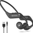 BANIGIPA Open Ear Headphones Wireless Bluetooth, Upgraded 5.3 Bluetooth Headphones with Microphone for Cell Phones, Waterproof Wireless Headset for Running, Cycling, Hiking, Driving,10 Hrs Playtime (Black)