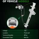 Front Left Power Window Regulator with Motor for Element 2003-2010