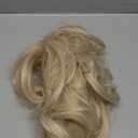 Claw Clip Short Ponytail Messy Bun Hair Piece Bendable Hair Branch Extensions Fluffy Wavy Curly Synthetic Versatile Ash Grey Hairpieces