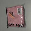 ROYLAMP Women's Elegant Pleated Dress V-Neck Oversized Flutter Sleeves Summer Shift Casual Mini Dresses with Pockets (Pink, M)