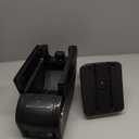 YJYWZH 7-Port USB Car Armrest Box for Nissan Versa 2020-2024, Carbon Fiber Leather Organizer with Cup Holder & Wireless Charging, Center Console Accessories (Black Thread)