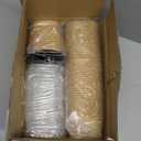 50-Pack 29oz Disposable Kraft Paper Bowlswith Lids and Forks,Meal Prep Containers Disposable To go Food Containers for Easter Parties Take Out Containers, Microwave Safe for Hot/Cold Food