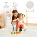PopsyKosy Premium Baby Floor Play Mat - Thick & Cushioned 0.5 inch Playroom Foam Mat, Non-Toxic Odorless - 6 Tiles - Spacious 6x4 ft. - Stylish & Large, Waterproof for Kids & Toddlers - Totem Beige