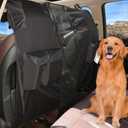 Dog Car Net Barrier for SUVs, Pet Barrier with Adjustable Rope and Storage Bag, Dog Fence Barrier for Car Front Seats, Car Divider for Driving Safely with Children & Pets