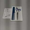 Stainless Steel Hair Cutting Scissors 6.5 Inch Hairdressing Razor Shears Professional Salon Barber Haircut Scissors, One Comb Included, Home Use for Man Woman Adults Kids Babies