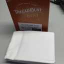 TEXAS LINEN CO. 100% Organic Cotton Percale Pillow Cases Standard/Queen Size Set of 2 - Percale Pillowcases Standard/Queen, Soft Cooling Pillow Cases for Sleeping, Cotton Pillow Covers - White