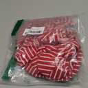 Dog Sweaters for Small Dogs Girls Boys, Striped Pet Sweaters for Fall Winter Dog Clothes, Turtleneck Pullover Knitwear for X-Small Dogs (Red)