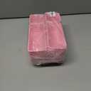 25 PCS Plastic Drawer Organizers Set, 4 Sizes Vanity Organizer, Makeup and Desk Drawer Organizer Trays, Organization and Storage for Makeup, Bathroom, Kitchen Utensils and Office (Pink)