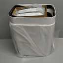 2 Pack 2.7 Gal Bathroom Trash Can with Lid, Automatic Trash Can Small Smart Garbage Can Touchless, Slim Motion Sensor Waterproof Plastic Trash Bins for Bedroom Office Kitchen Toilet (White)