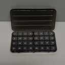 Zoksi Monthly Pill Organizer 1 Times a Day, 30 Day Pill Box Organizer,One Month Pill Case for Travel, 31 Day Daily Medcine Container for Vitamins, Supplement & Medication(Black)