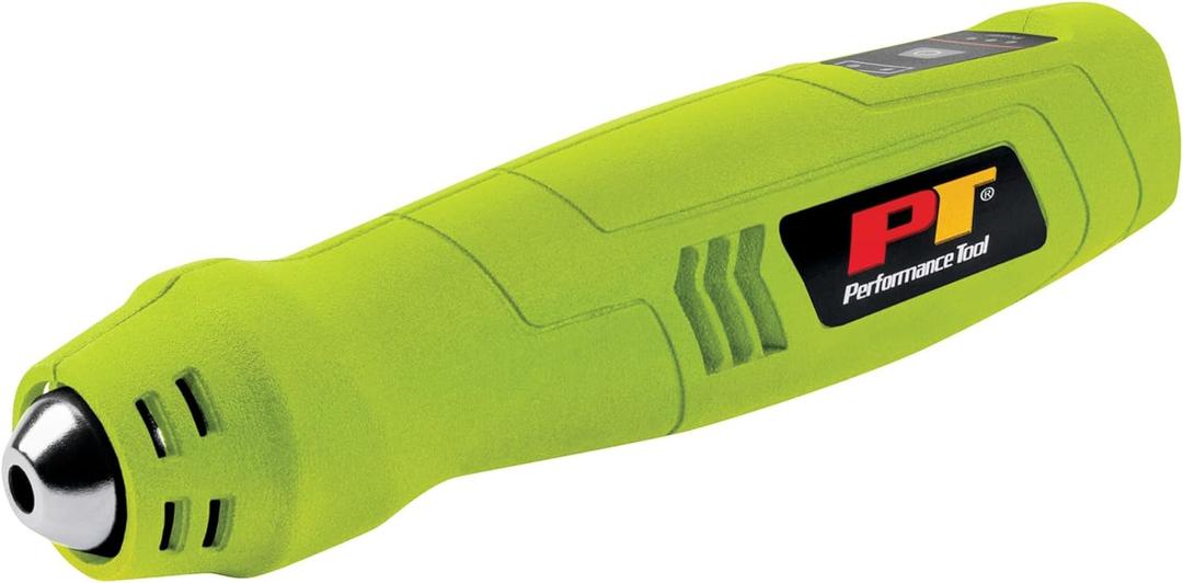 Performance Tool W2082 Compact Rechargeable Cordless Heat Gun, 600 Degree Max Output, Vinyl Wrap, Shrink Tubing, Wire Connectors, Crafts, Phone Repair