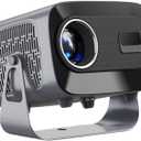 A10 Plus Portable Projector, 4K Hard Decoding, 1080P Native Resolution, Android 11 Smart OS, Dual Band Wi-Fi6 BT5.0, 300 ANSI Lumens, Auto Keystone Correction