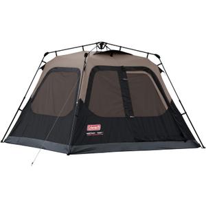 Coleman 4 Person Instant Camping Tent with 1-Minute Setup, Large Family Tent with Pre-Attached Poles, Air Vent, & Carry Bag, Sets Up in About 60 Seconds, Pfas-free