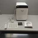 Cooluli 10L Mini Fridge for Bedroom - Car, Office Desk & College Dorm Room - 12V Portable Cooler & Warmer for Food, Drinks, Skincare, Beauty, Makeup & Cosmetics - AC/DC Small Refrigerator (White)