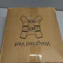 Zikopomi Weighted Vest Woman Man, 6lb/8lb/12lb/16lb/20lb/25lb/30lb Weight Vest with Reflective Stripes for Workout, Strength Training, Running, Fitness, Muscle Building, Weight Loss, Rucking Vest (Black)