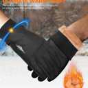 rivmount Snow Winter Gloves with Waterproof/Touchscreen/Thermal Warm, Glove for Cold Weather Running, Cycling, Ski, Women Men