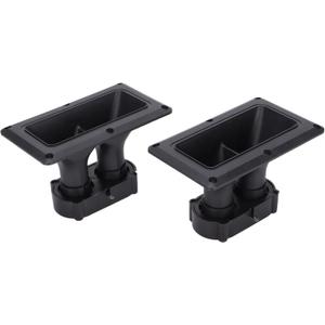 Horn Tweeter 75-150 Dual Drive Ceramic High Sensitivity Piezoelectric Speaker Horn, 2 Piece
